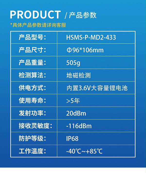 Lora-433-单模地磁车位检测器_04